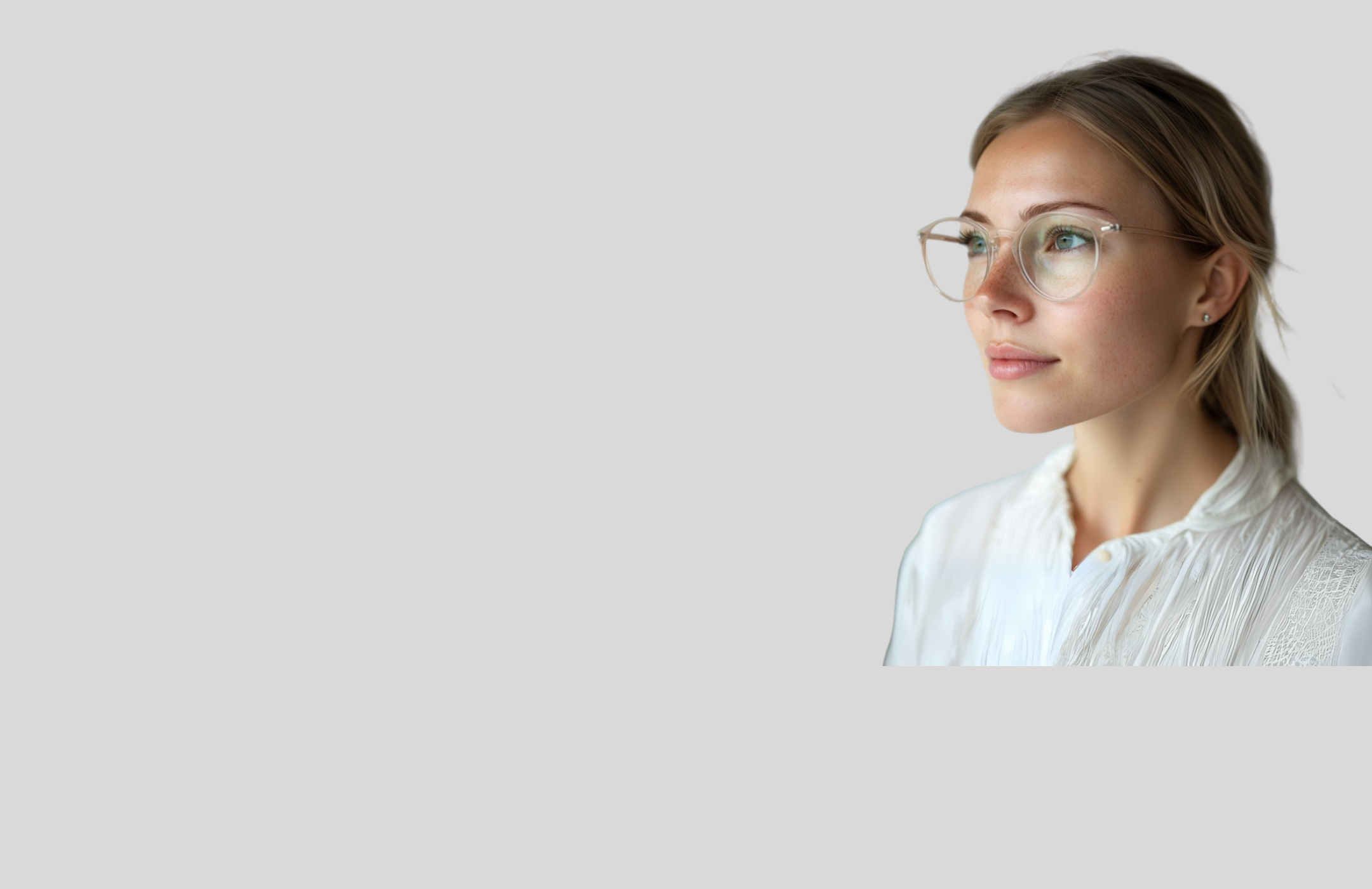 Frau mit Brille bei einer Augenuntersuchung